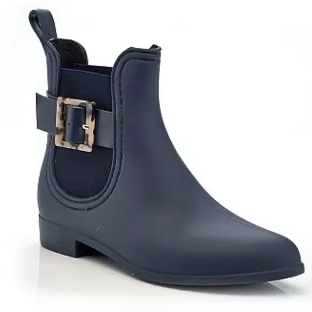 New in Box Sz 8 Ferrera Couture by Henry Ferrera Clarity-10 Rain Booties Boots